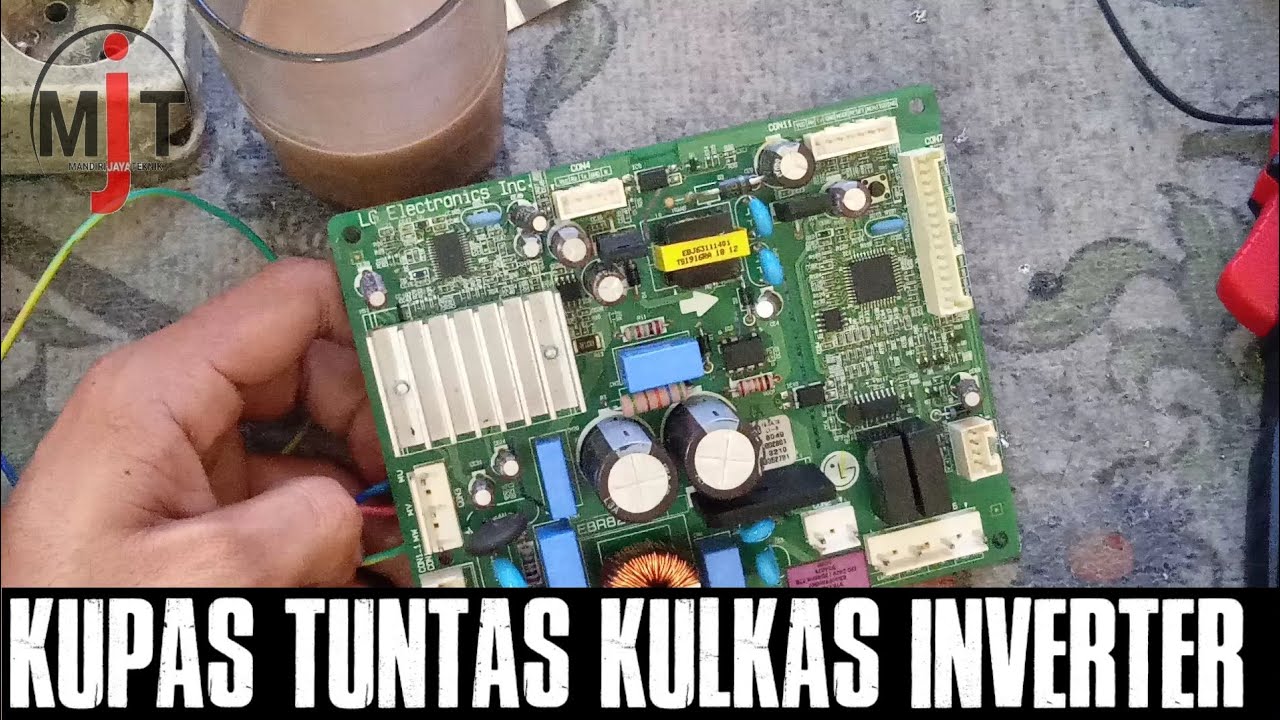 cara kerja modul inverter kulkas LG