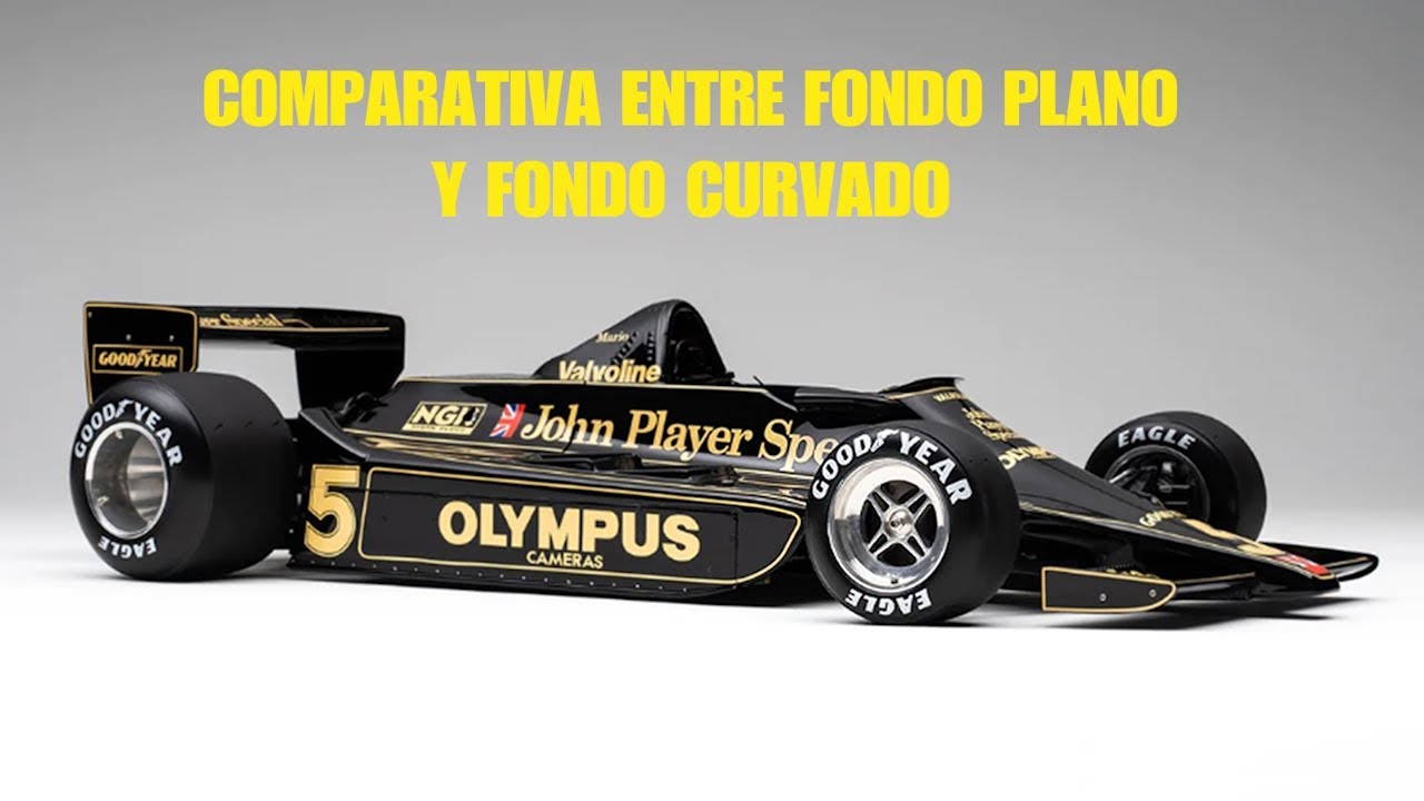 Comparativa entre fondo plano y fondo curvado 🌬️🏎️💨