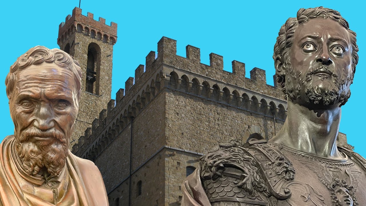 The Bargello Museum in Florence Italy, part 1 , The MIchaelangelo Room