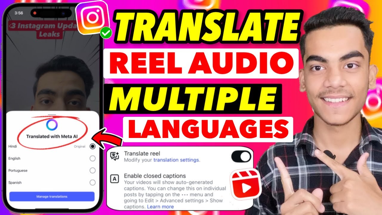 How To Translate Instagram Reels Voice To Multiple Languages | Instagram Reels Audio/Voice Translate