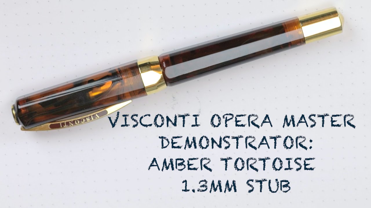Visconti Opera Master Demonstrator: Amber Tortoise