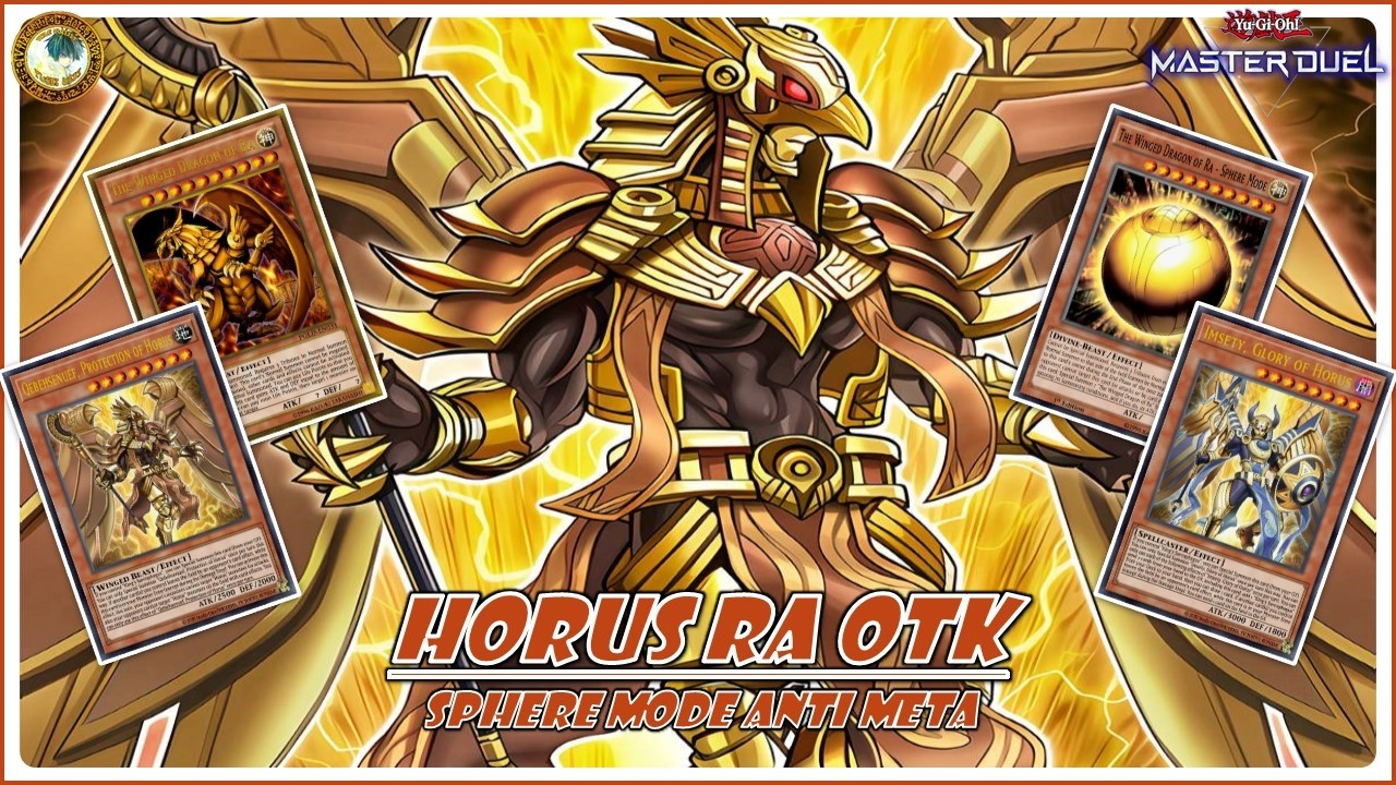HORUS WINGED DRAGON OF RA ☀ Beat New Ice Barrier w/ SPHERE MODE ANTI META [Yu-Gi-Oh! MASTER DUEL]