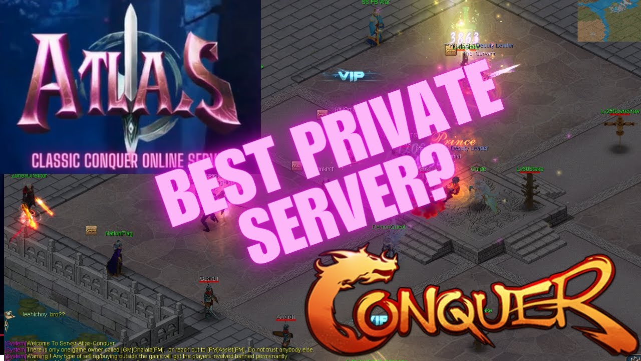 Atlas Conquer &mdash; лучший приватный сервер для классической версии Conquer?