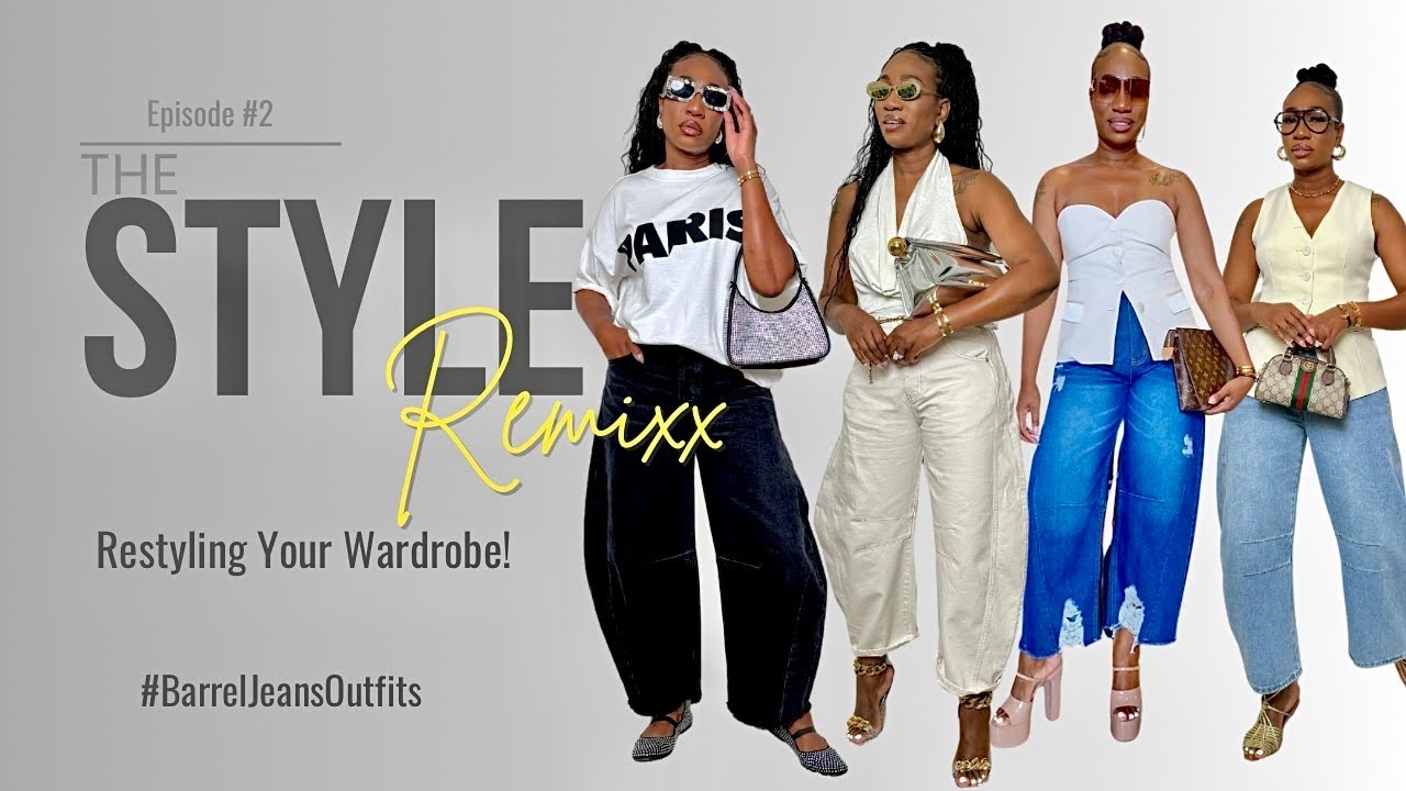 THE STYLE REMIXX | BARREL JEANS Outfit Ideas | Casual Styles + Party Outfits + MORE | Kerry Spence
