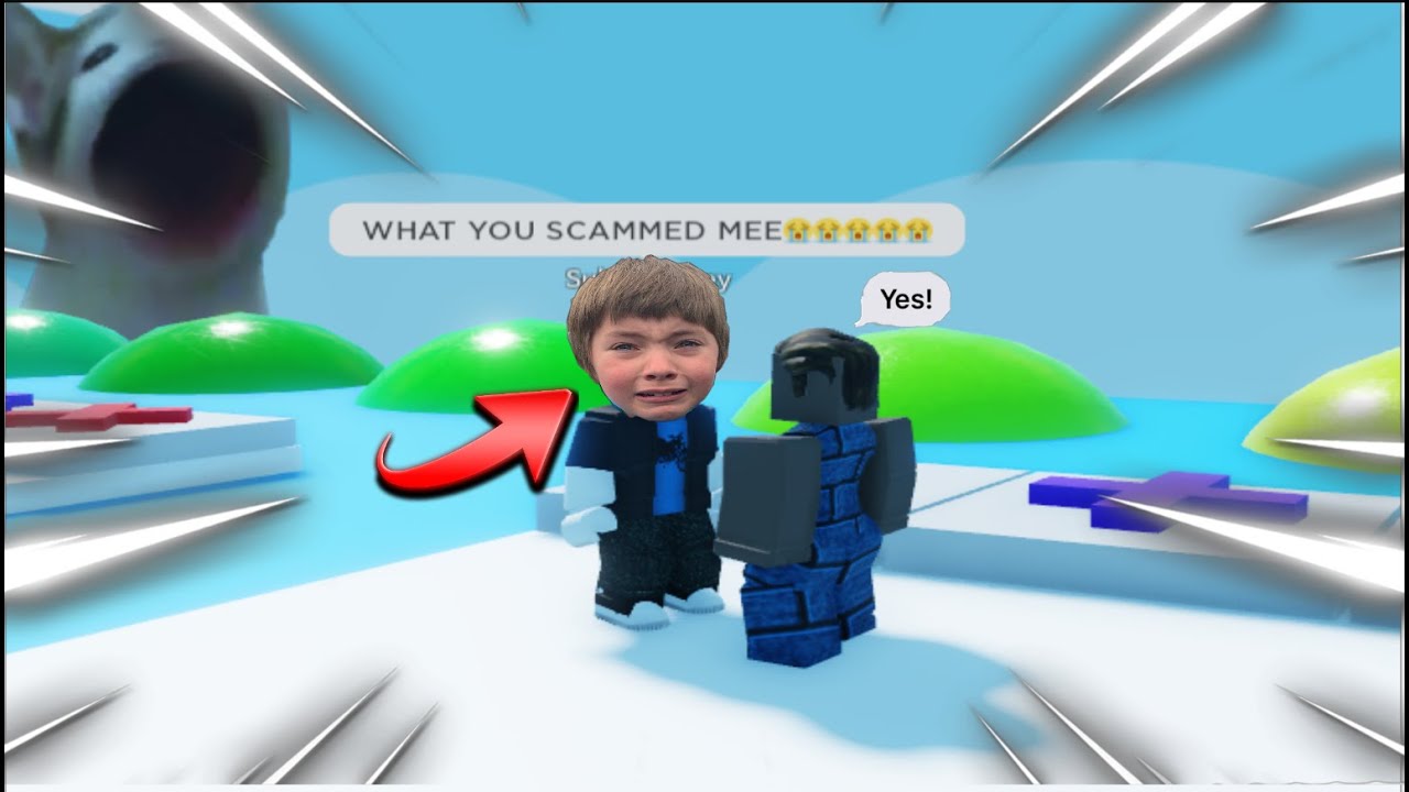 SCAMMING KIDS IN POP IT TRADING ROBLOX (GONE WRONG)