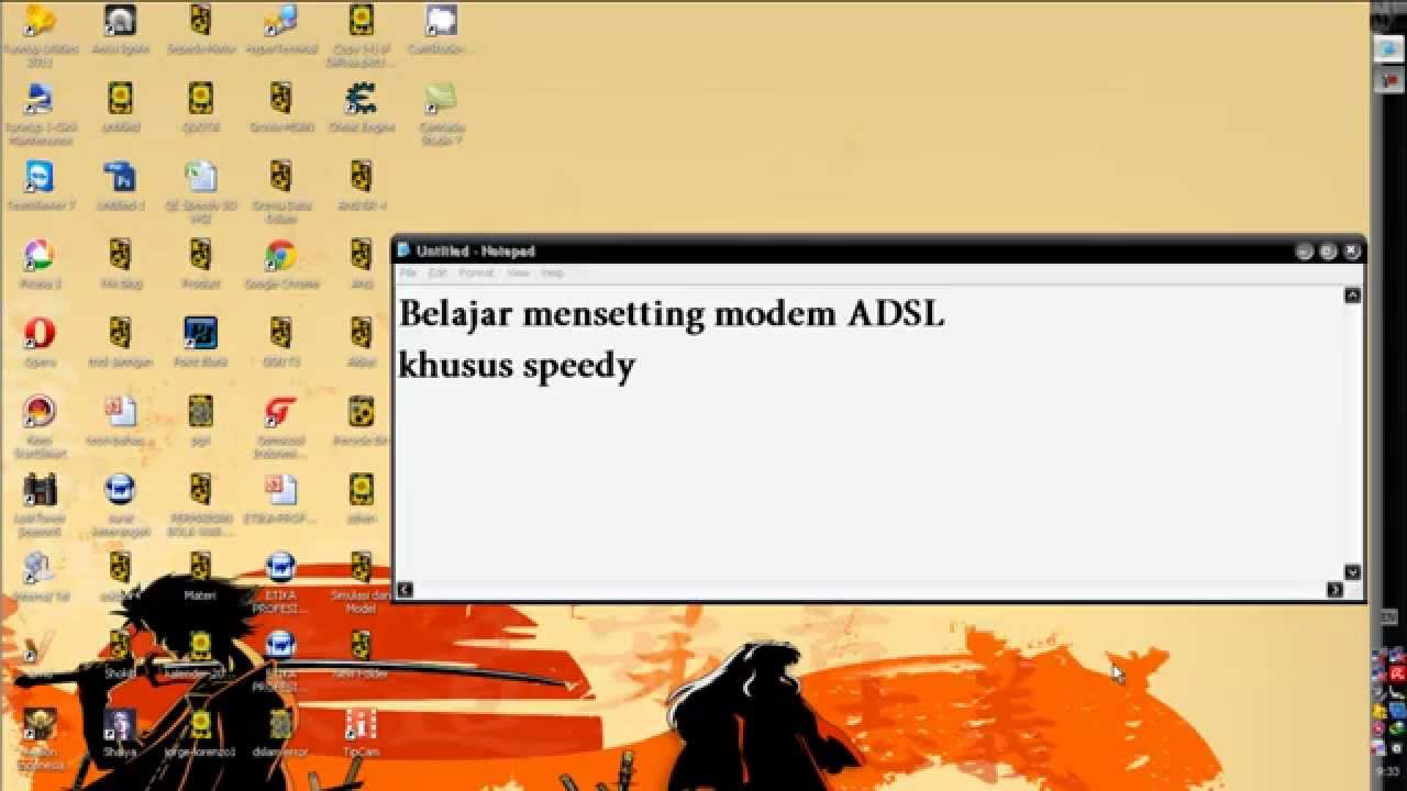 Setting Modem ADSL2