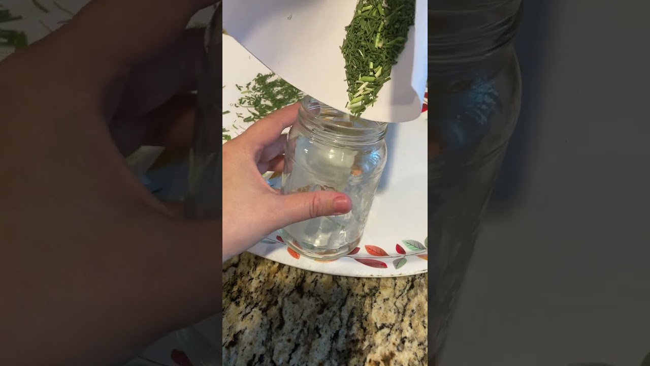 Dry Wild onion preservation