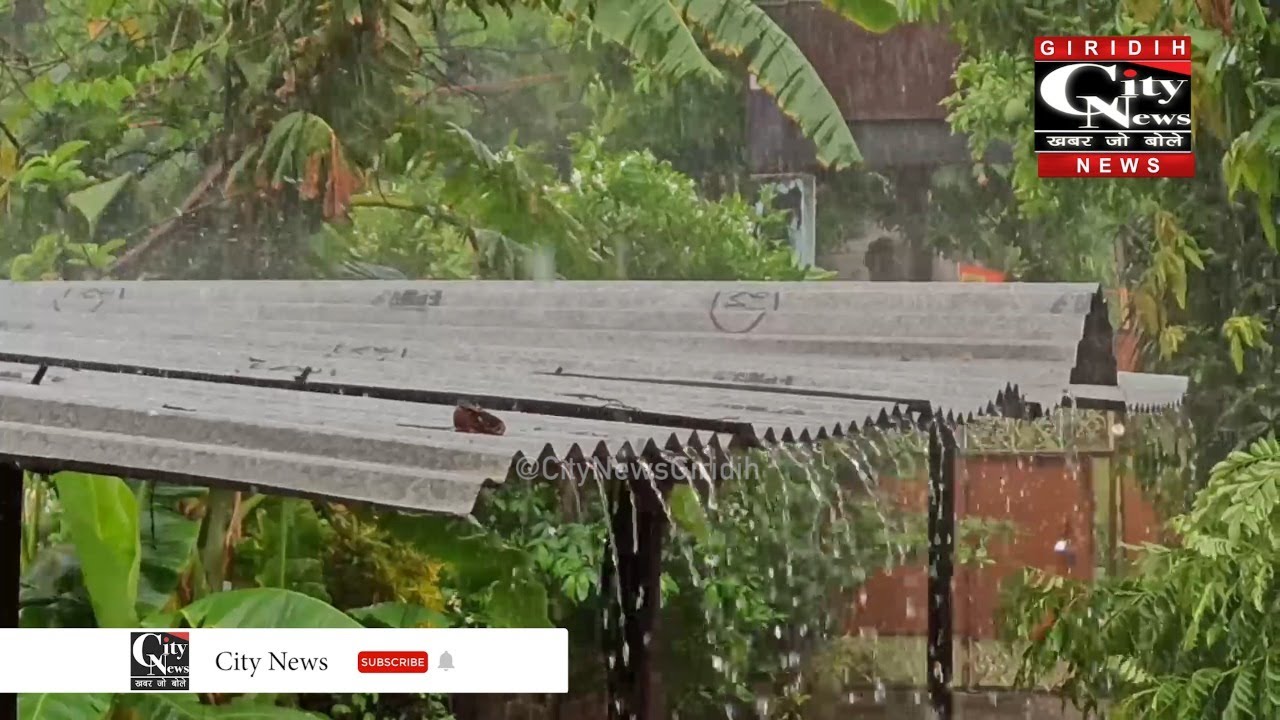 Rain starts in Giridih a day before the arrival of monsoon