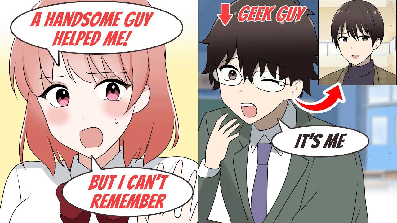 【Manga】The Beautiful Girls Gossiped for Being Helped by a Handsome Guy and They don't know it's me！