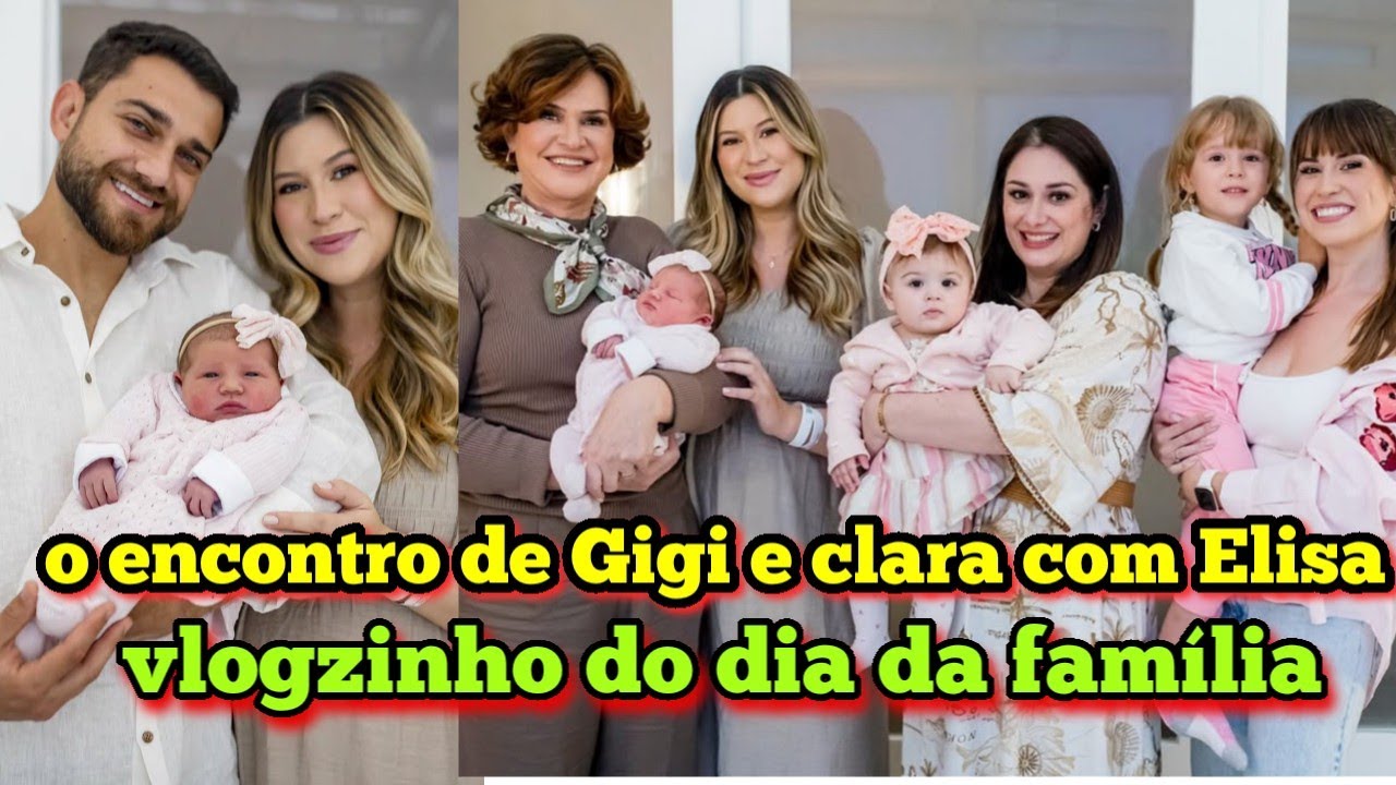  Niina Secrets relata momentos emocionante do parto,e teve o encontro de Gigi, clara e Elisa.❤️