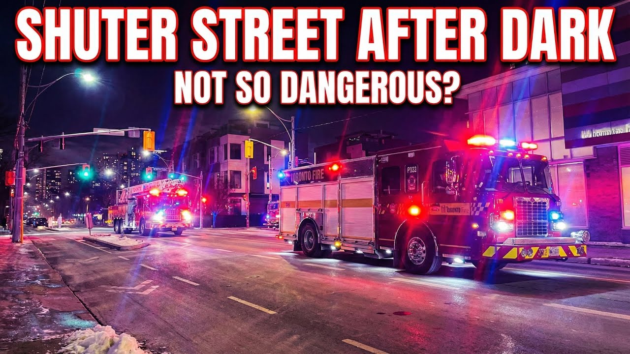 Shuter Street After Dark | Not so Dangerous Toronto Walk (Dec 2025)