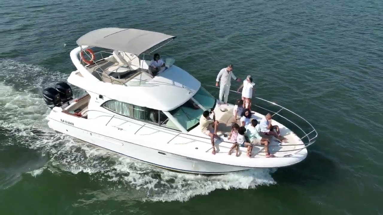 Sail into serenity on our petite paradise. ⛵- Fun Cruises Goa | Private Yacht Rentals & Hire