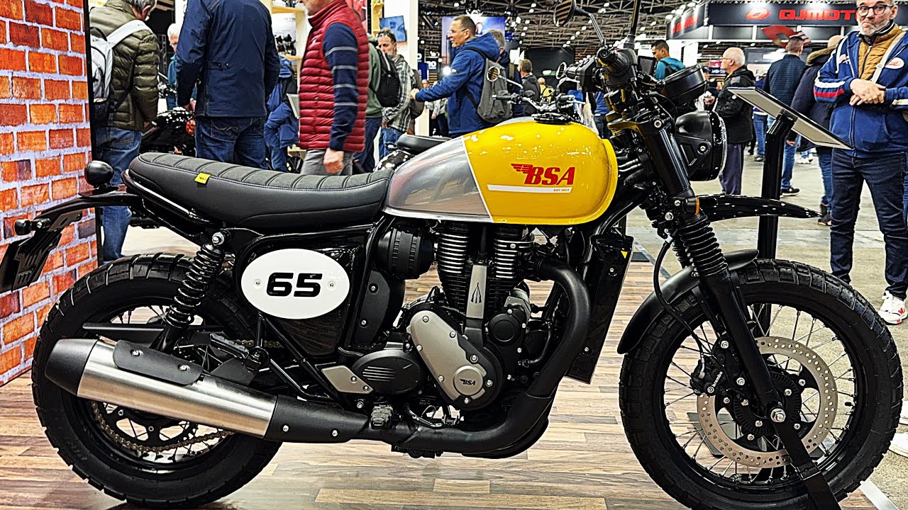 New 2025 BSA Gold Star Motorcycles at Salon du 2 Roues 2025 | Lyon