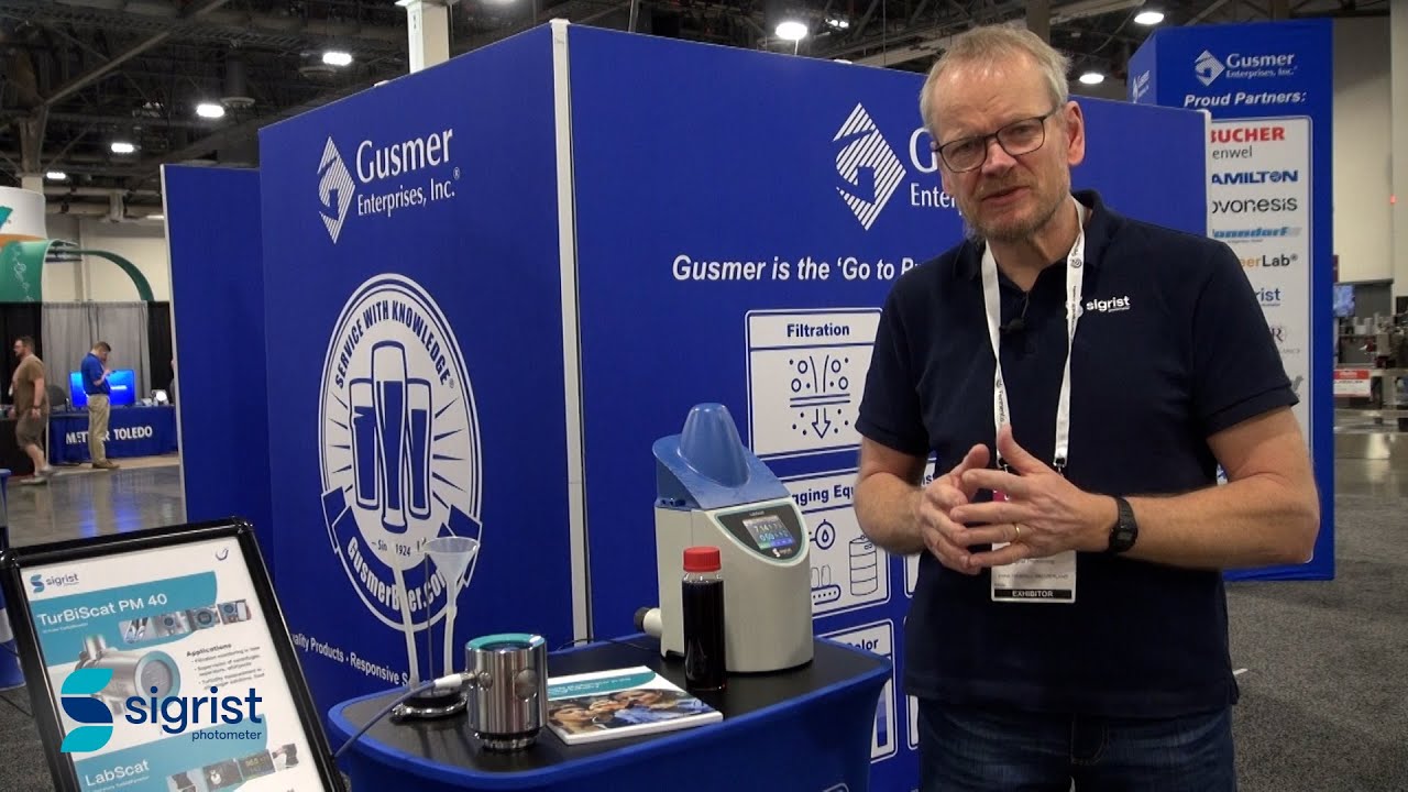 Sigrist TurBiScat PM 40 & LabScat 2 at the Craft Brewers Conference