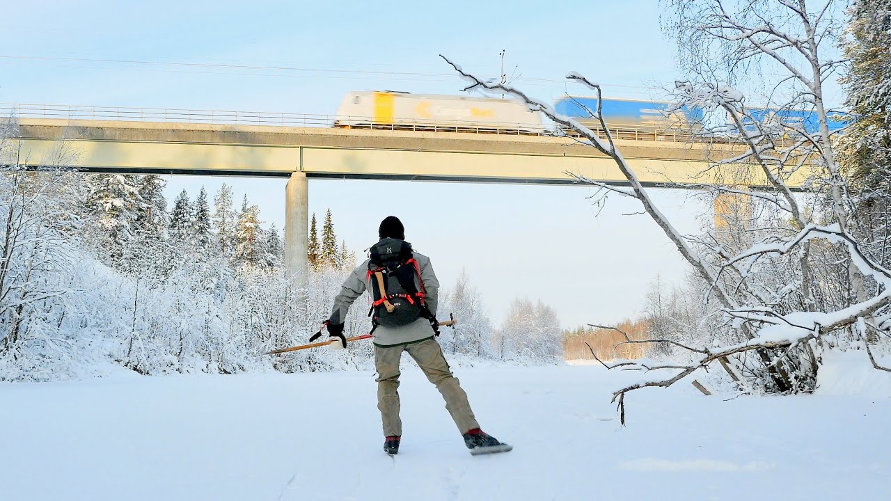 Along the Frozen River