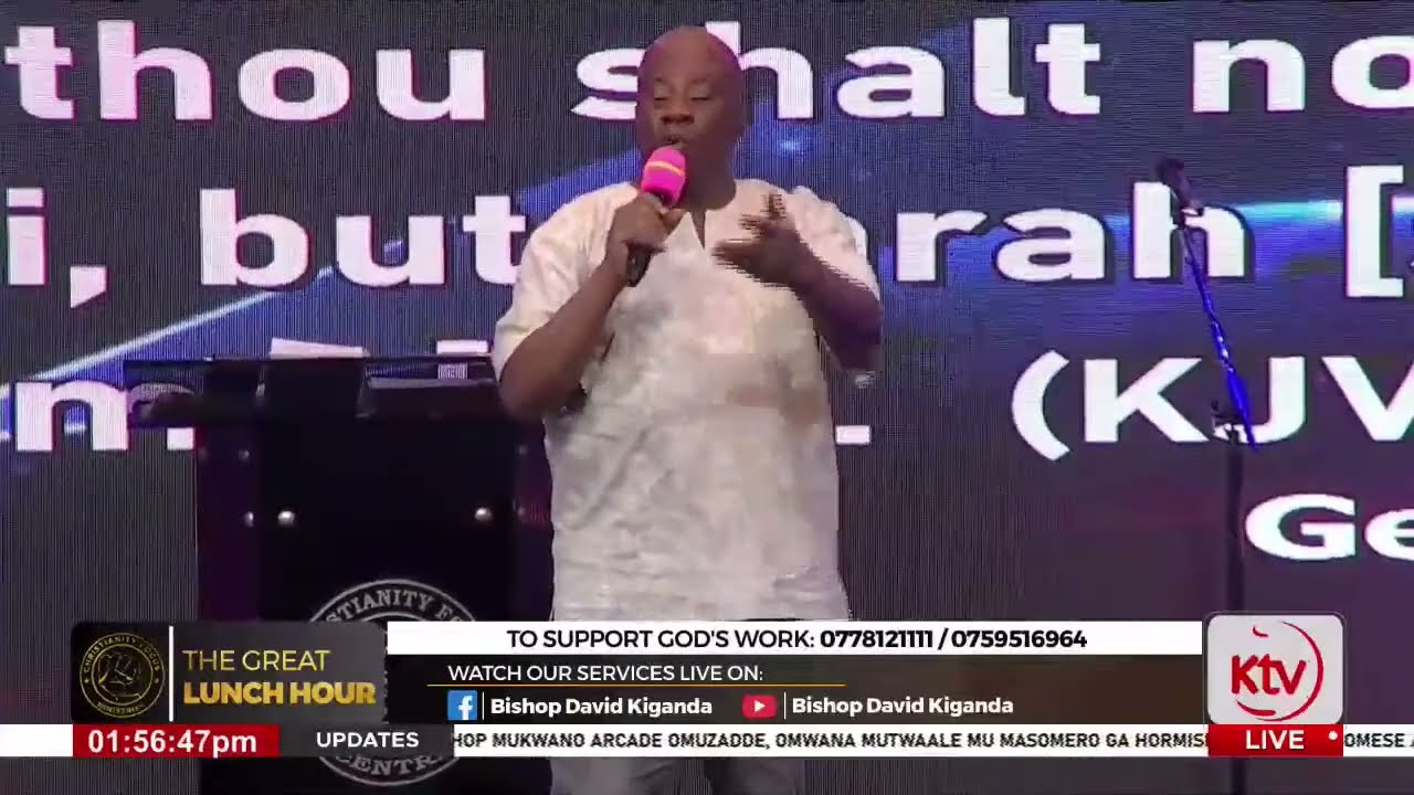 Okukiriza Kuyita Ebitaliwo Nga Ebiriwo ( Faith Calls The Things That Be Not ) - Bishop David Kiganda