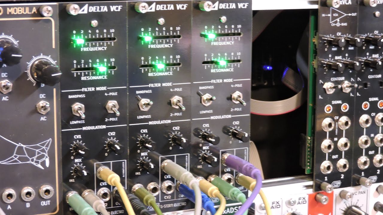 G-Storm Electro 3x Delta VCF Eurorack Filter [Demo #4]