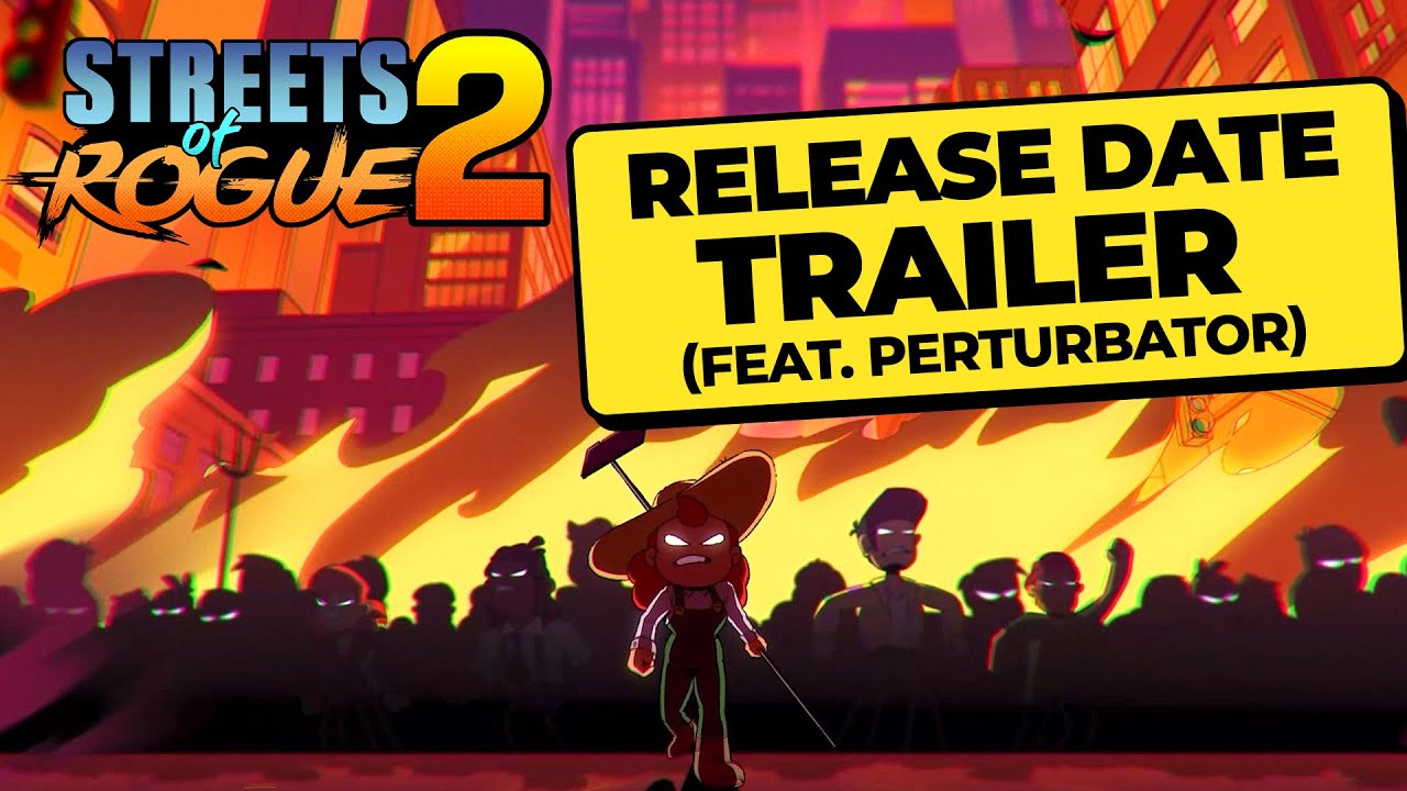 Streets of Rogue 2 - Release Date Trailer (feat. Perturbator)