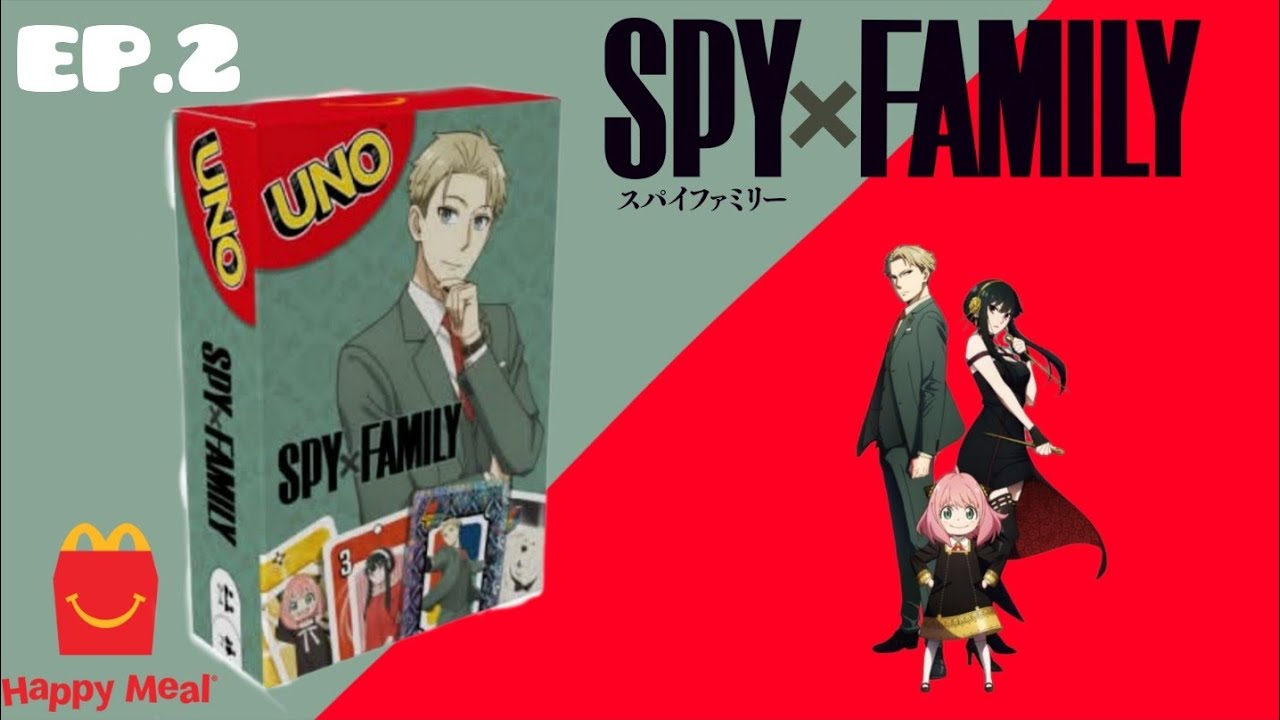 รีวิว ชุดแฮปปี้มีล happy meal  Uno x Spy Family ชุดที่ 2 