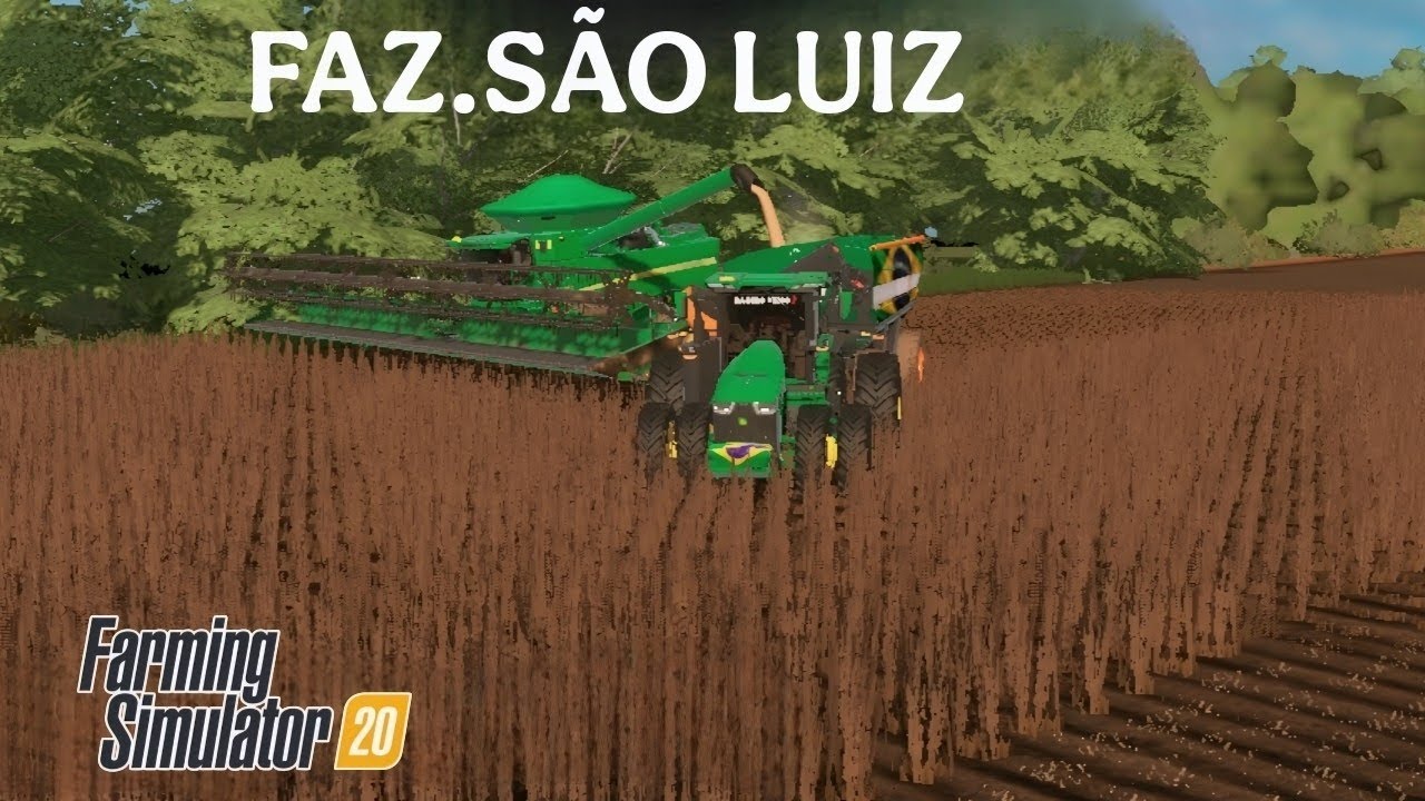 FS 20 MAPA SÃO LUIZ!! MEGA COLHEITA DE SOJA COM 4 S690 NA 62 PÉS #fs20 