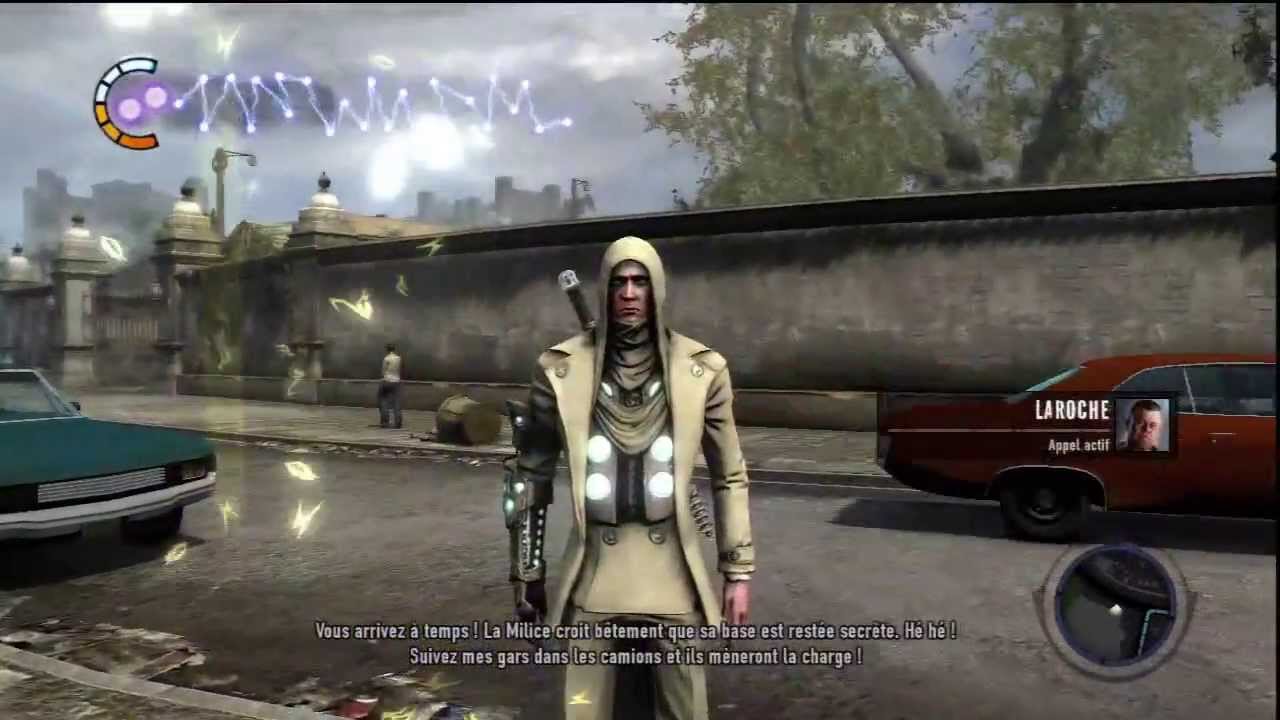 Infamous 2 - Kessler skin gameplay (Good & Evil karma powers unlocked)
