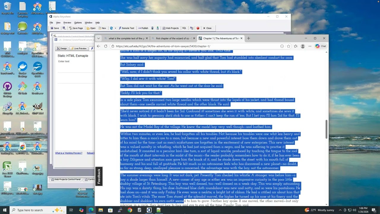 Наборы статических HTML-файлов 28 января 2026 г.