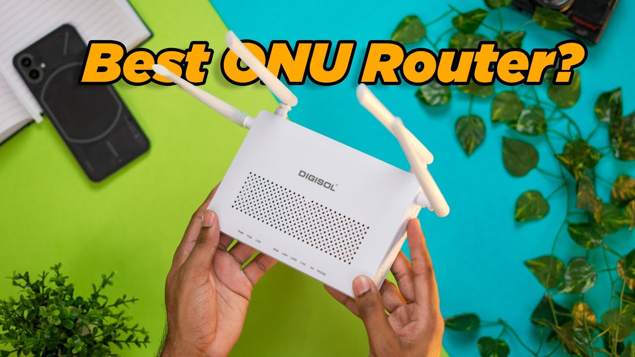 Product Review- Digisol DG GR6821AC XPON ONU Wi-Fi Router