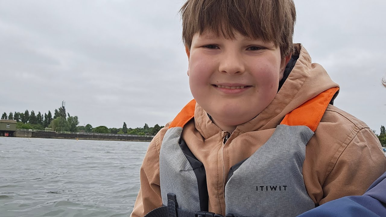 My first time sailing at the welsh harp