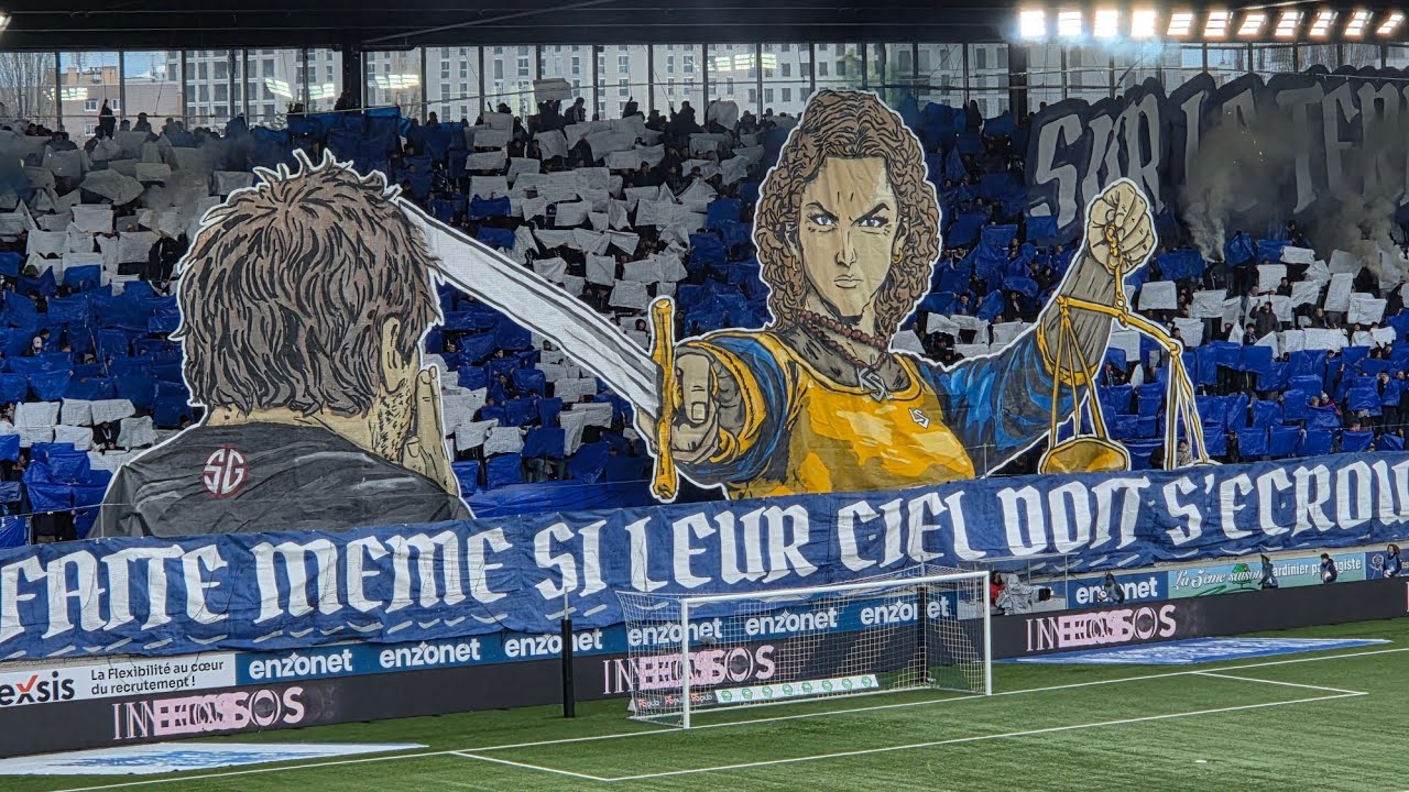 15.02.2026 FC Lausanne - Servette Genf 3:3, Choreo, Pyro & Support 
