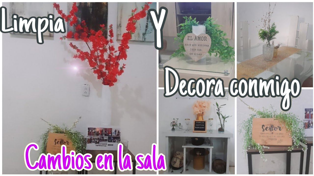 Limpieza y Decoracio  de mi Sala  #motivate #limpieza