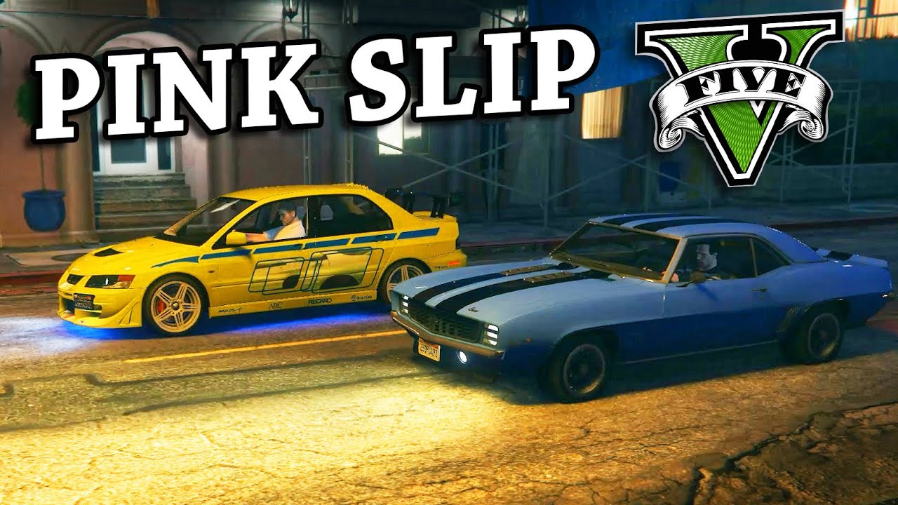 GTA V - 2 Fast 2 Furious Pink slip race Scene