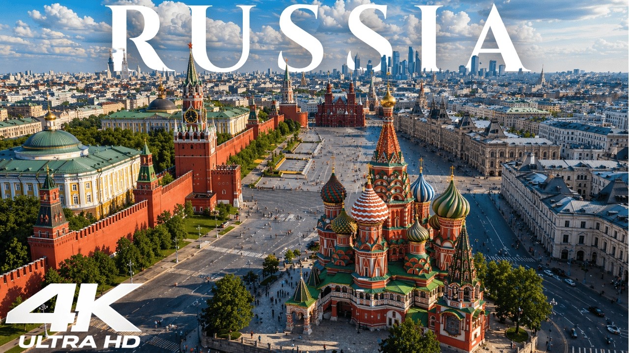 Moscow in 4K UHD - Cinematic Cityscapes & Ambient Drone Views | Dolby Vision