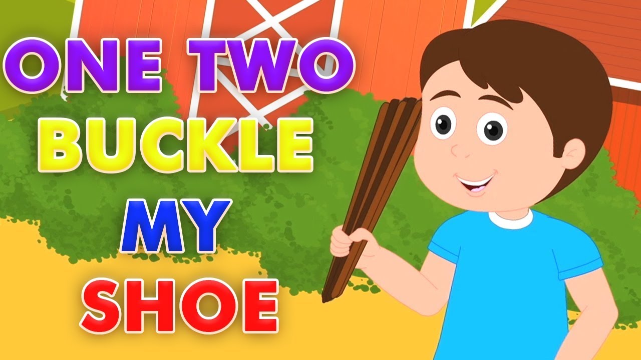 um dois fivela meu sapato | canção para crianças | One Two Buckle My Shoe | Counting Number Song