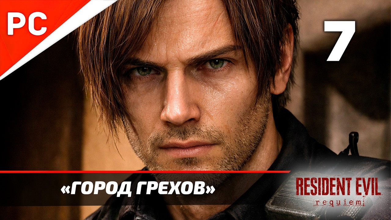Прохождение Resident Evil Requiem ✪ Режим «БЕЗУМИЕ» Без Комментариев — Часть 7: Город грехов