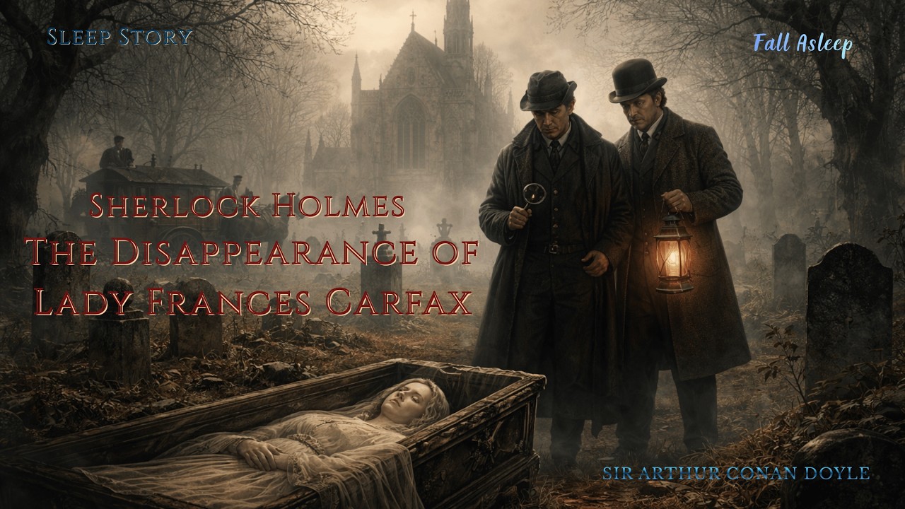 Sherlock Holmes – The Disappearance of Lady Frances Carfax | 3 Hour Cozy Audiobook for Sleep | Cozy