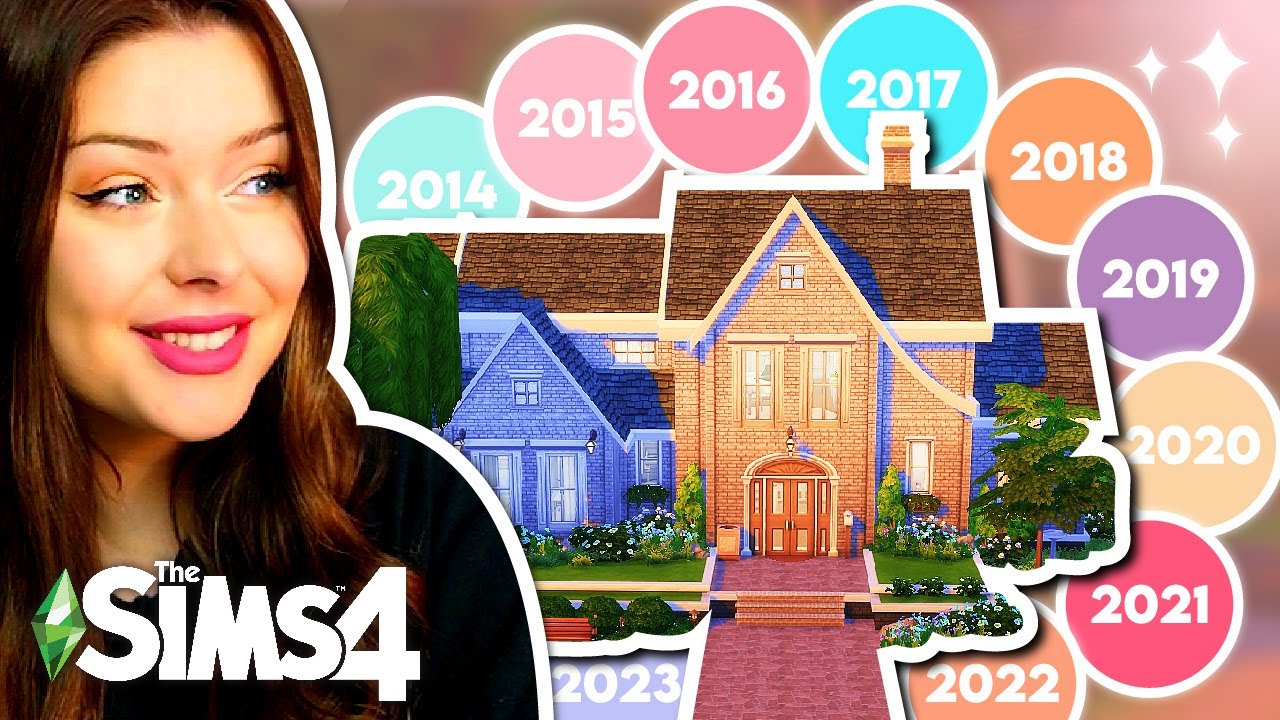 Renovating a House According to Each Year of The Sims 4 // Sims 4 Build Challenge
