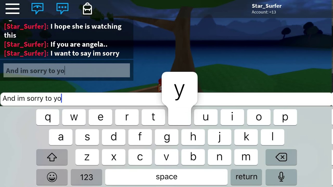 I&rsquo;m sorry Angela