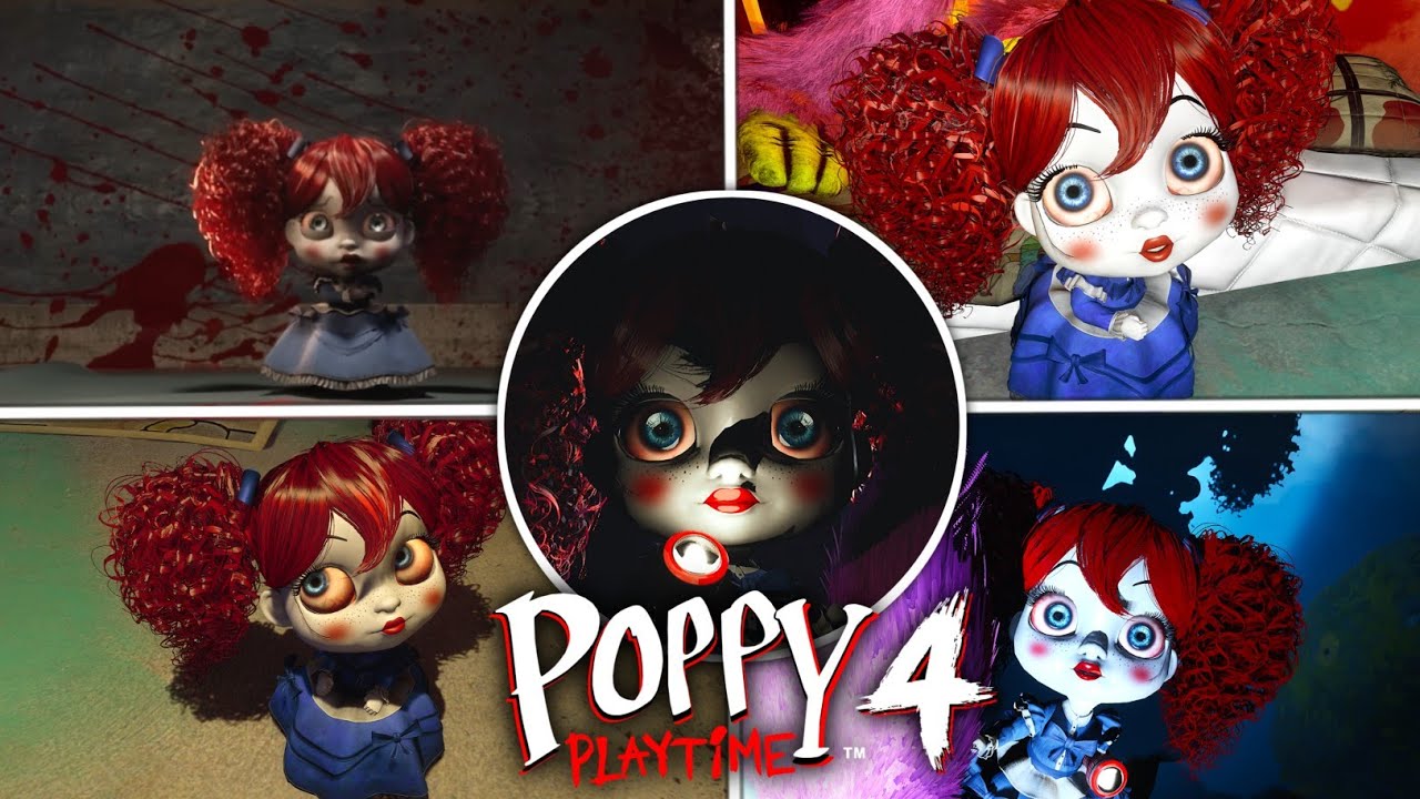 Poppy Playtime: Chapter 4 - Poppy All Cutscenes (Showcase)