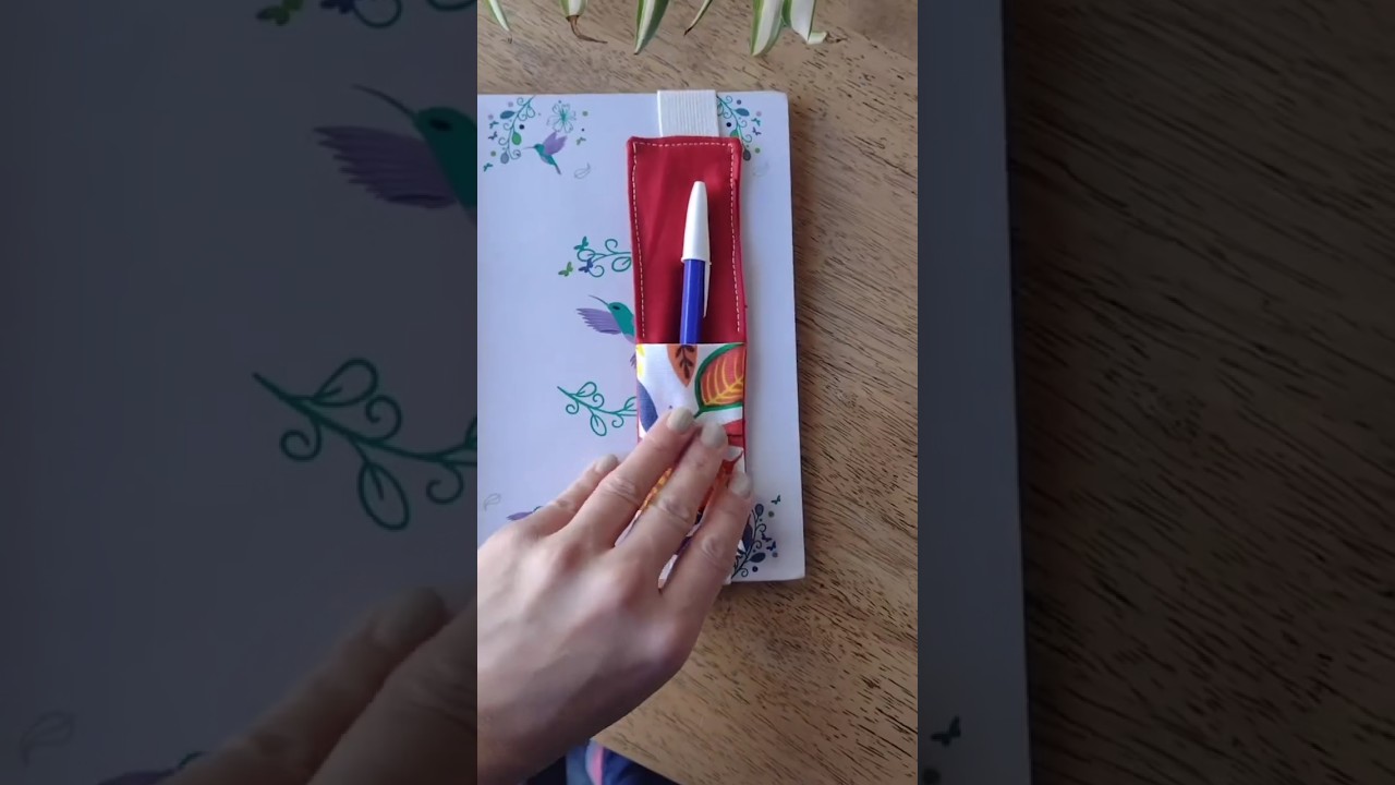 Porta lapicera para libreta 📒 #manualidadesdiy #costurafacil #ideascostura #diy