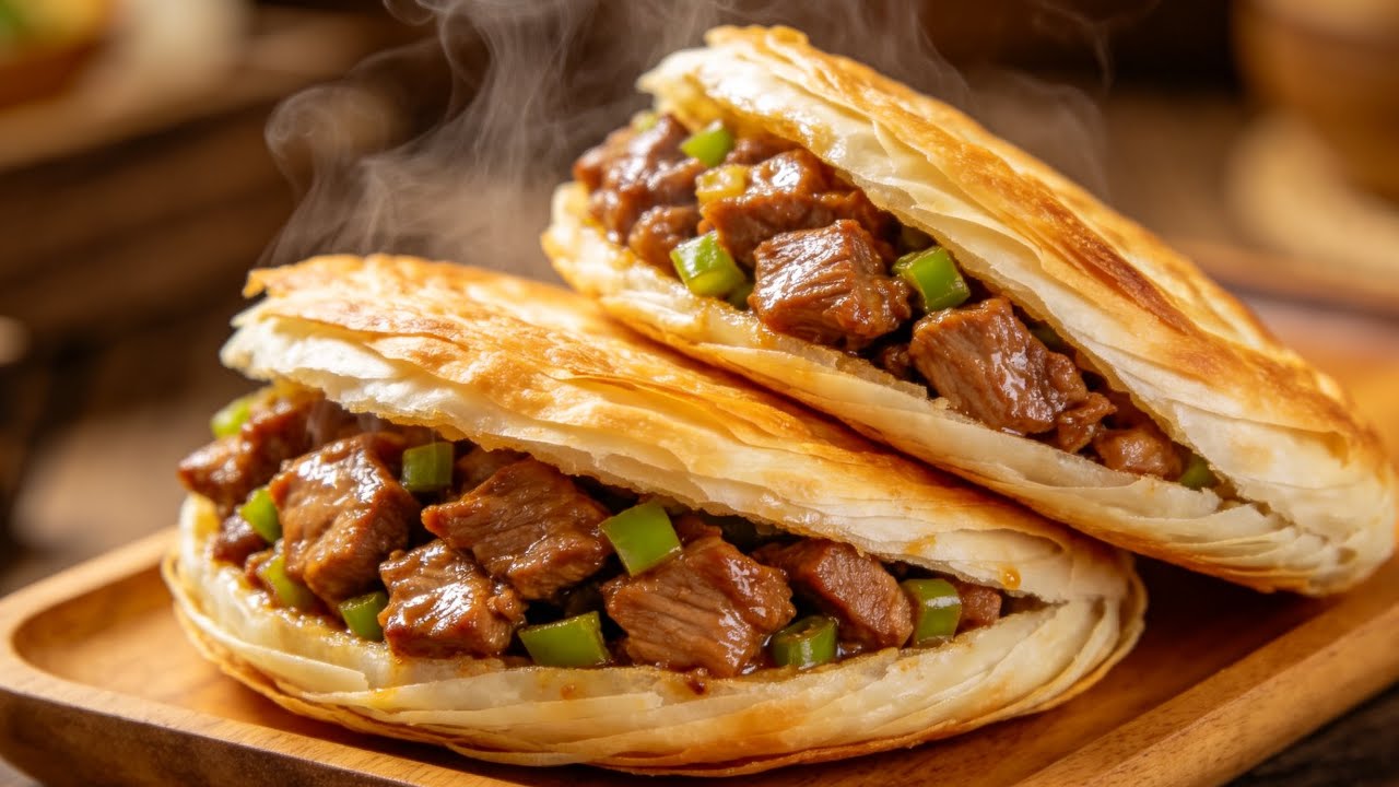 ❇️ 中國漢堡-Chinese hamburger/剁肉解壓/煙火氣♨️