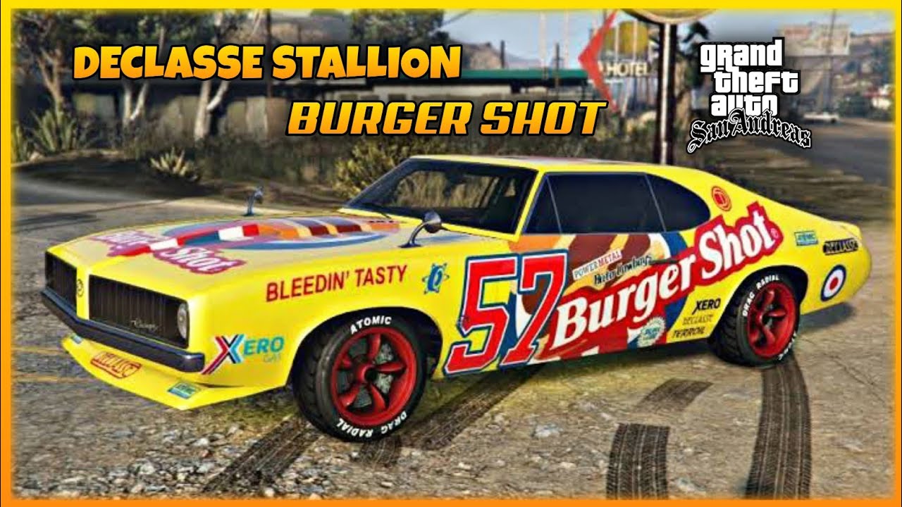 [GTA V/ON]Declasse Stallion Burger Shot🔥🔥For Gta San Andreas Android!
