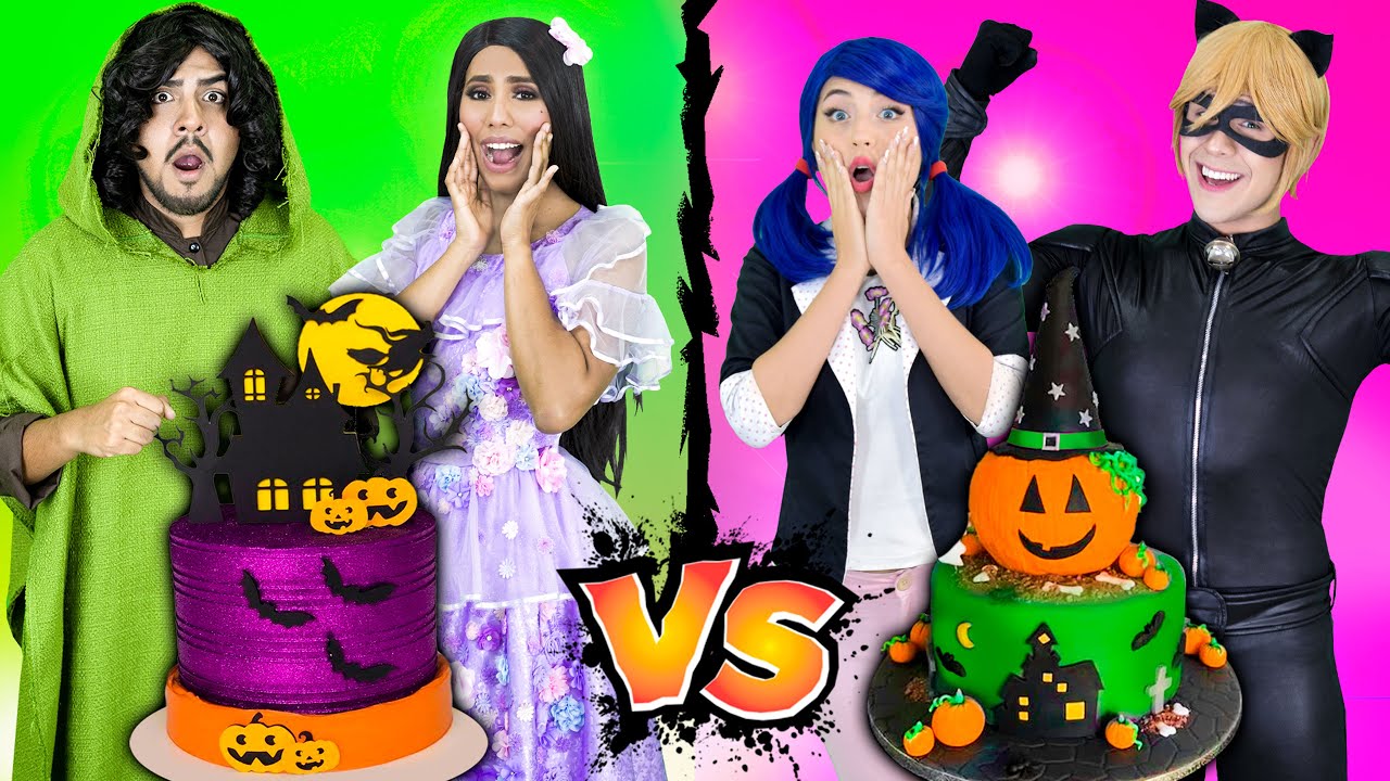 LA MEJOR TORTA DE HALLOWEEN GANA! 🎃 | Miraculous Vs Encanto
