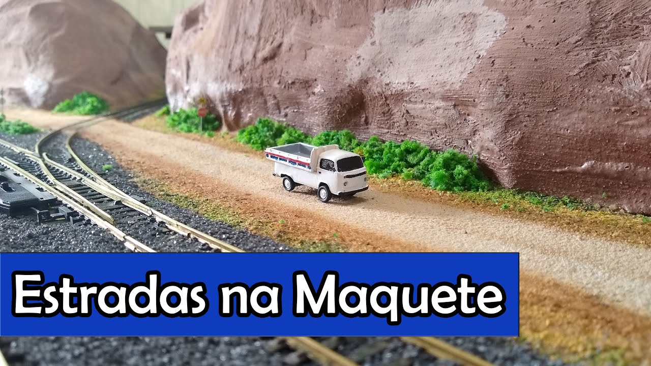 COMO FAZER ESTRADAS NA MAQUETE