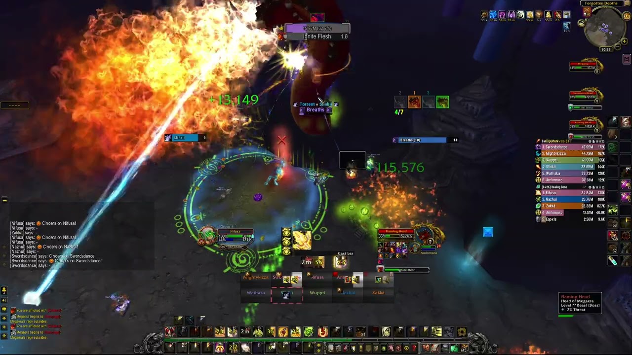 Wow - MoP Classic | ToT - Megaera- 10M HC - Holy pala pov | 6:45