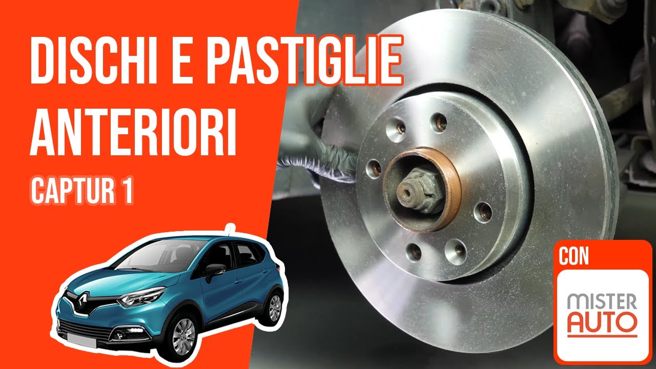 Cambio dischi e pastiglie anteriori Captur 1 🚗