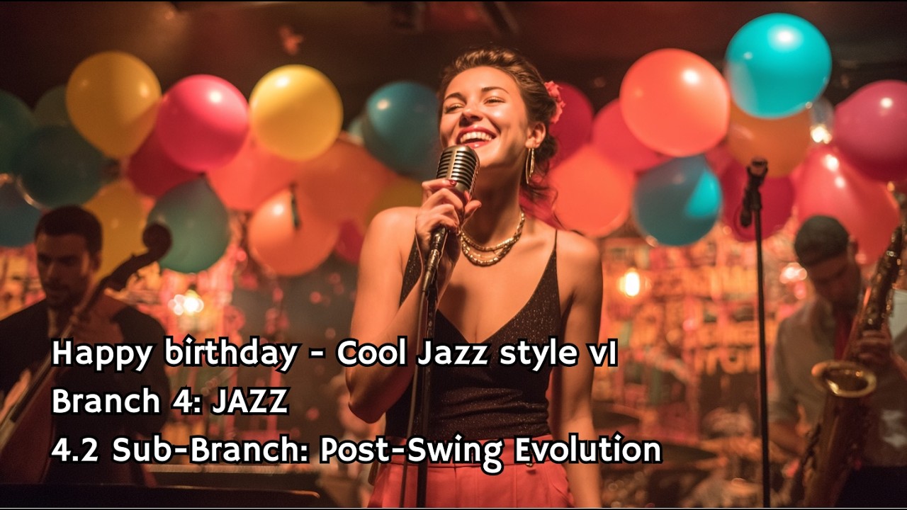 Happy birthday - Cool Jazz style v1