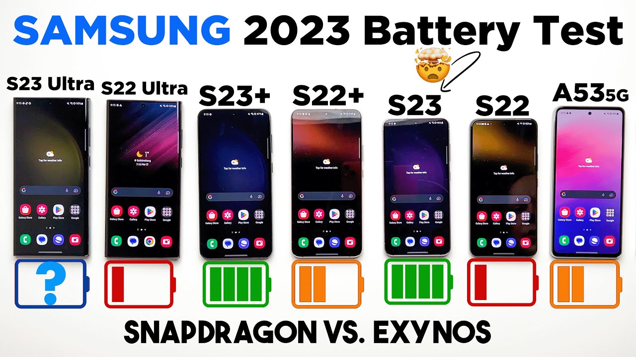 ЛУЧШИЙ тест аккумуляторов Samsung 2023 года!