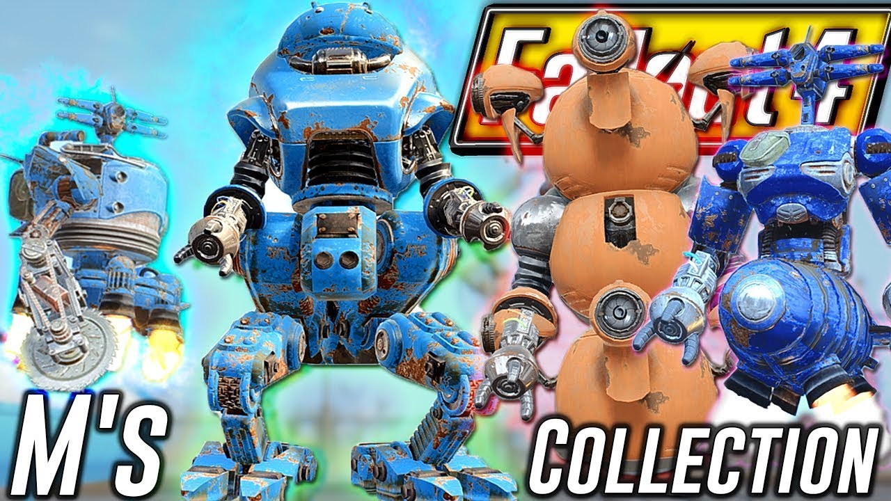 Fallout 4 - M'S AUTOMATRON PARTS COLLECTION - DLC Automatron Best Robot Builds