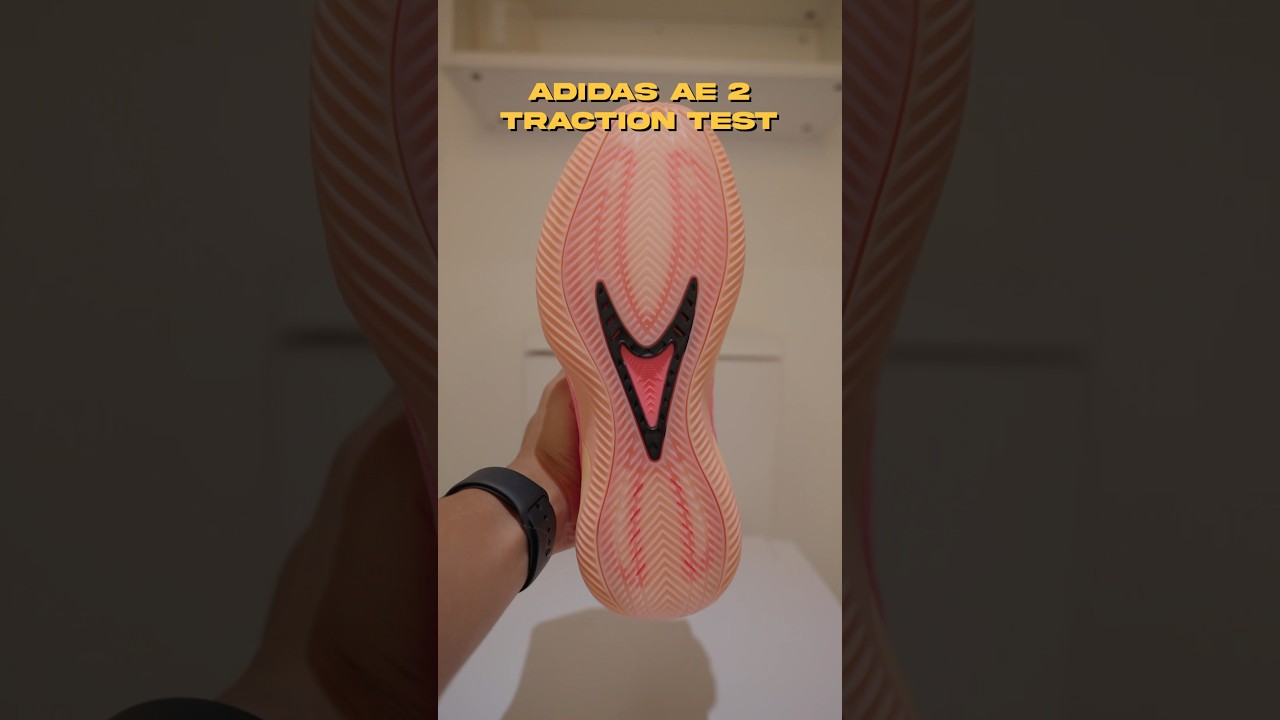 Тест на сцепление Adidas AE 2! 🫣 #adidas #anthonyedwards #basketballshoes