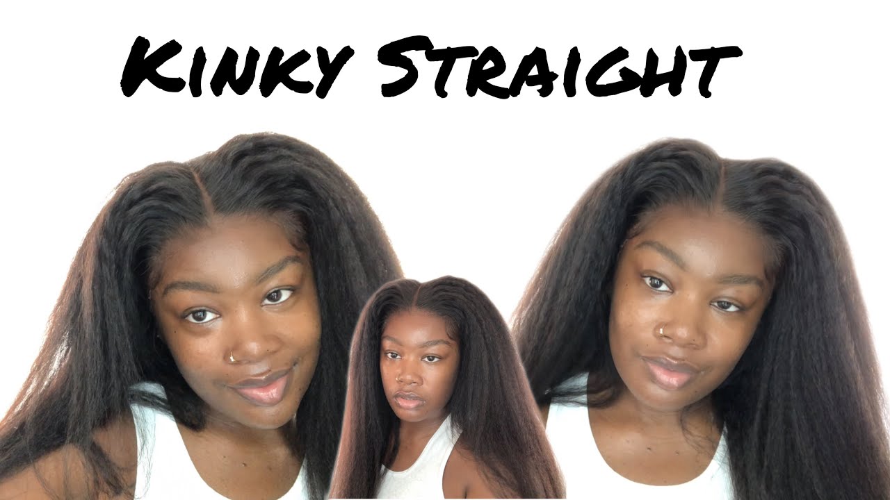 The MOST Realistic Look EVER! Thick Kinky Straight Wig Ft Celie Hair